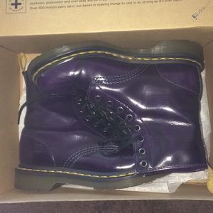 Purple doc martens